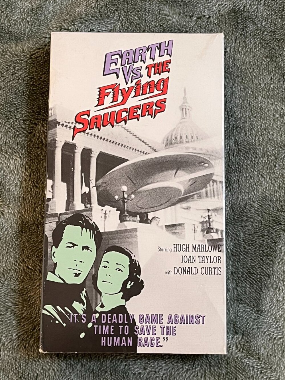 Earth vs. the Flying Saucers VHS 1956 Sci-Fi Classic GoodTimes Marlowe 1989